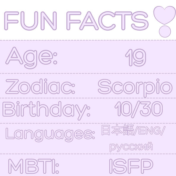 fun facts ♡ fun facts ♡